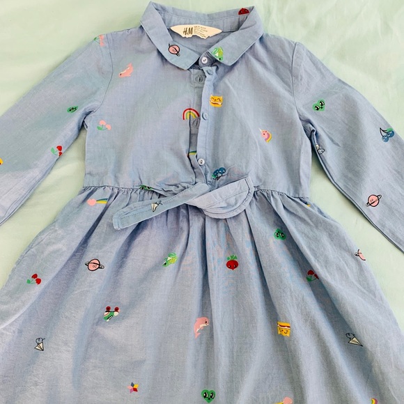 H&M Other - EUC- Girls Tie Front Dress